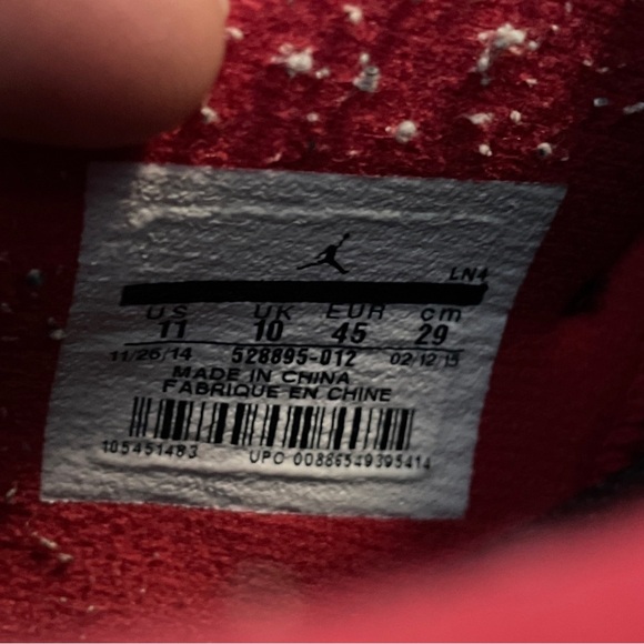 Nike Air Jordan Retro 11 Low Bred 528895-012 Size 11 - Picture 7 of 9